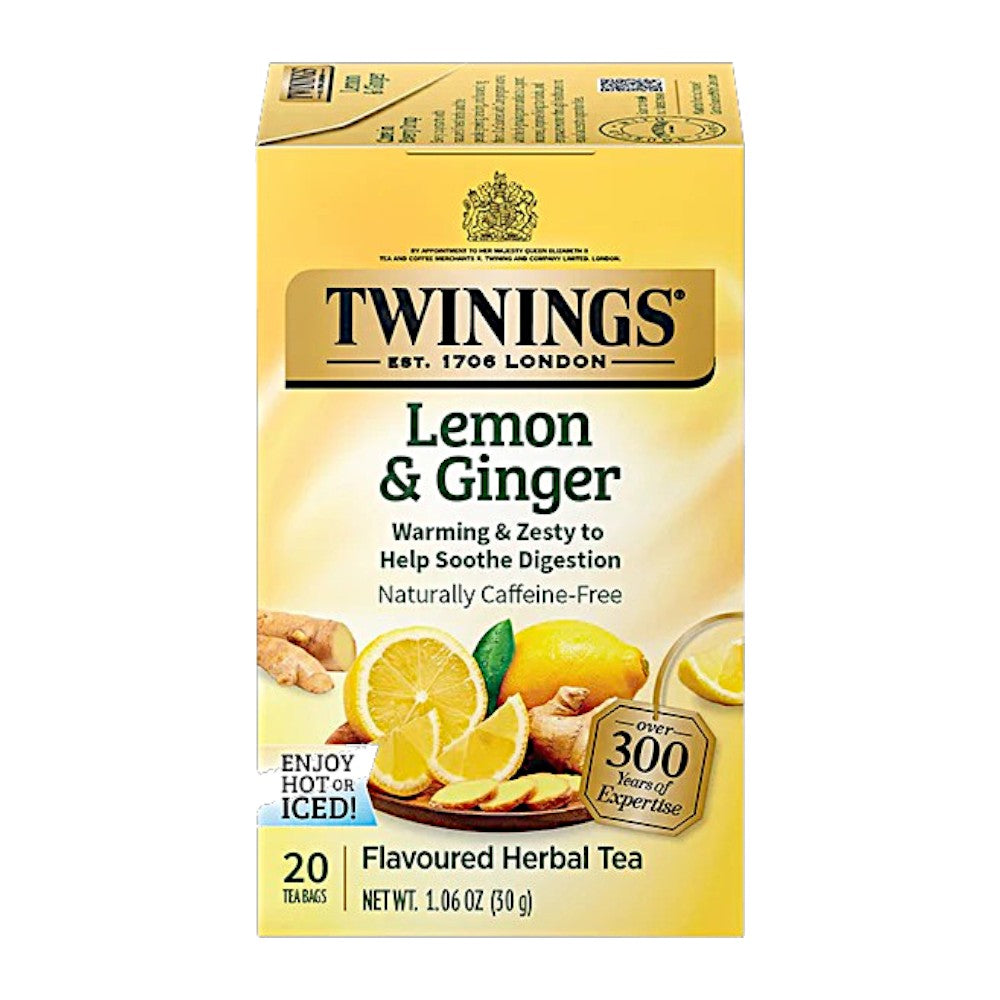 TWININGS LEMON & GINGER TEA