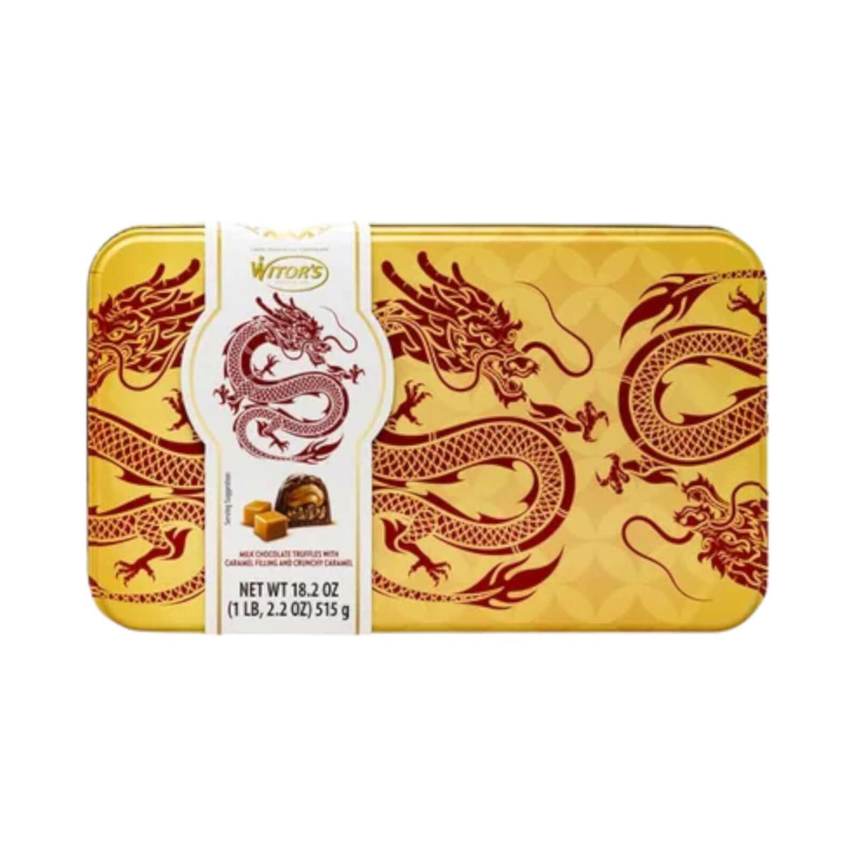 Witor's Milk Chocolate Caramel Truffles Chinese New Year Tin