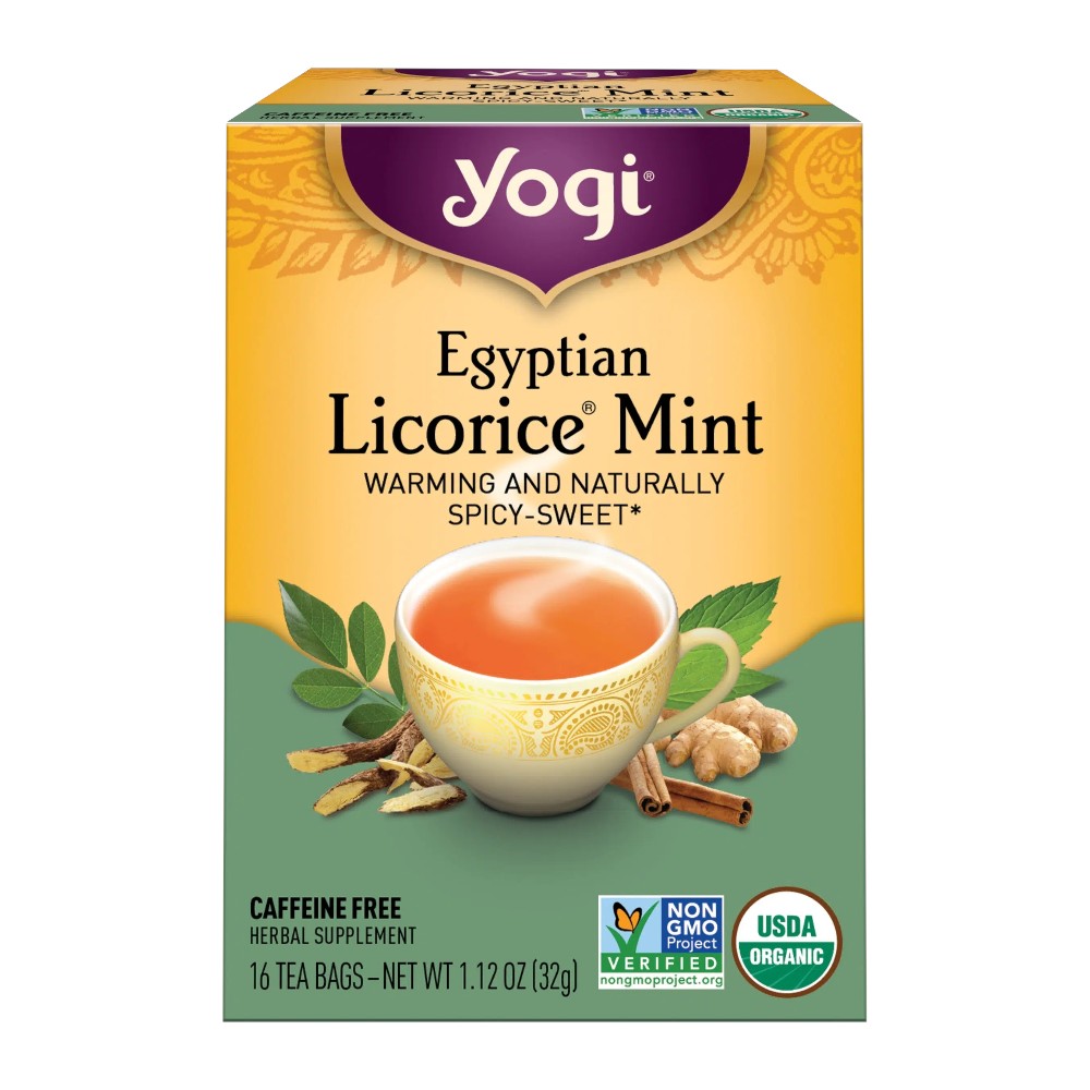 YOGI EGYPTIAN LICORICE MINT TEA