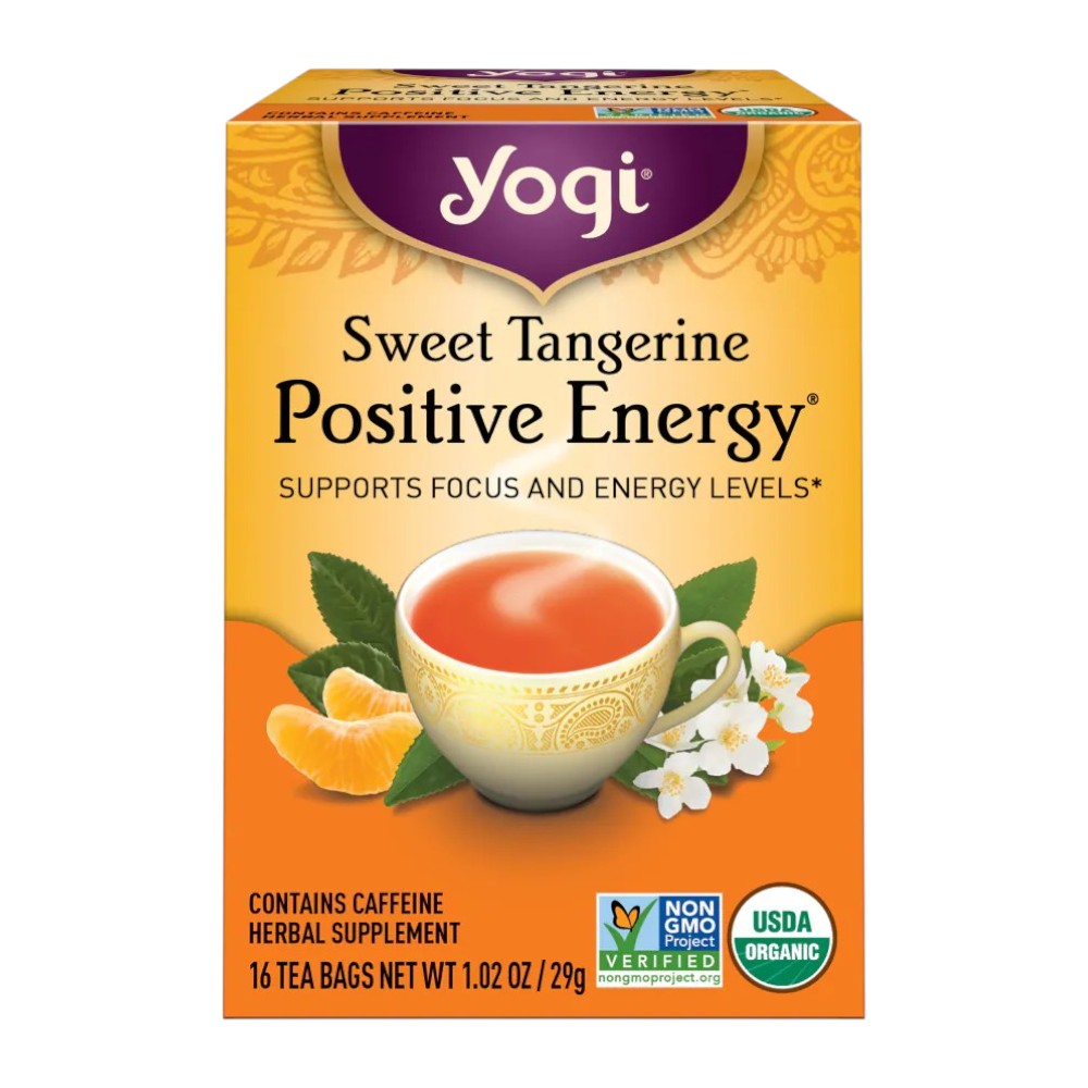 YOGI SWEET TANGERINE POSITIVE ENERGY TEA
