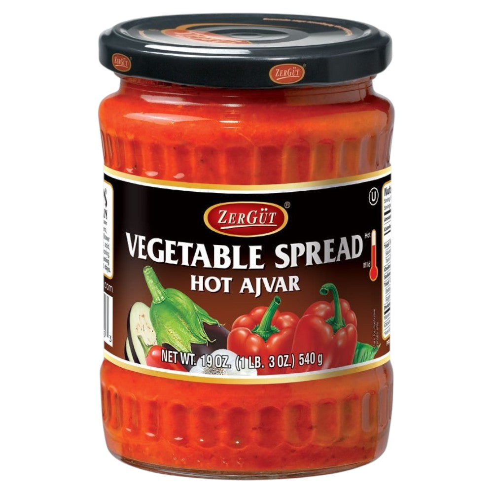 ZERGUT VEGETABLE SPREAD HOT AJVAR