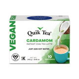 Quik Tea - Vegan Cardamom Chai Tea Latte - 10 Count