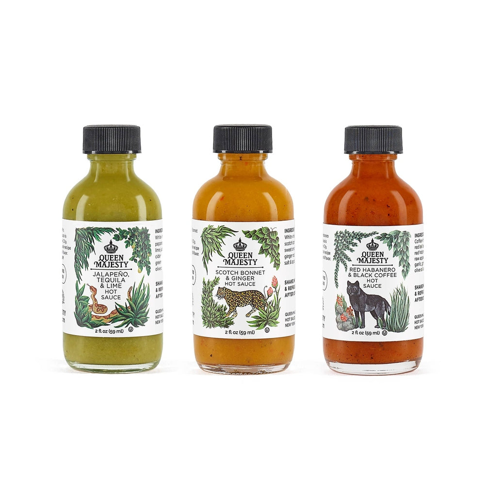 Queen Majesty Hot Sauce - 2oz Hot Sauce Trinity