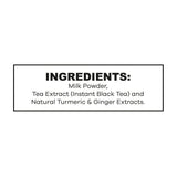 Quik Tea - Unsweetened Turmeric Ginger Chai Tea Latte - 10 Count