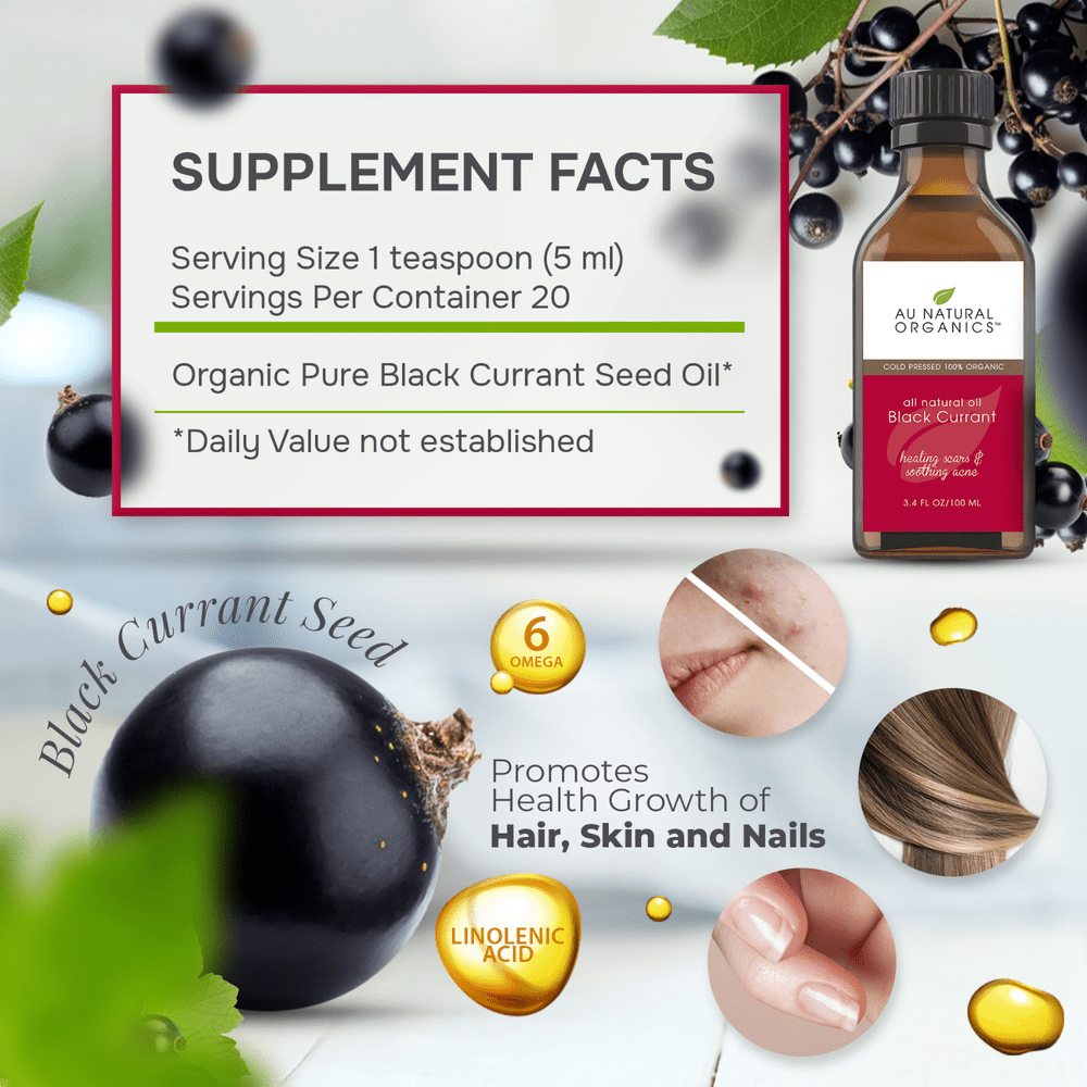 Au Natural Organics - Black Currant Seed Oil