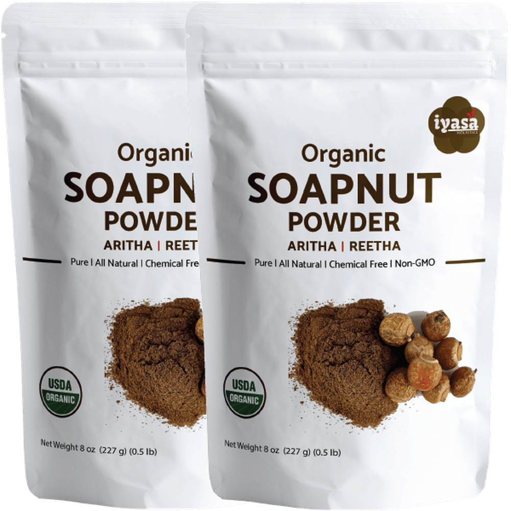 Iyasa Holistics - Organic Soapnut Powder - 8 oz