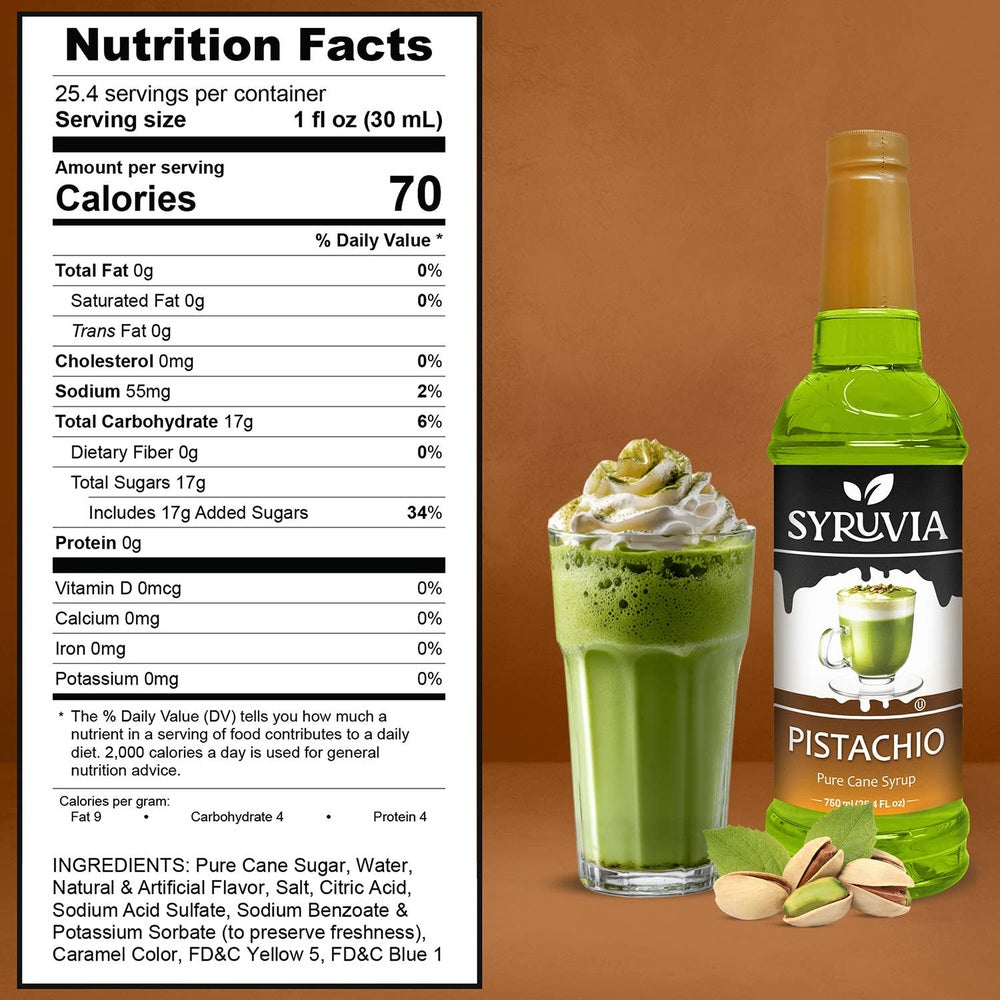 Syruvia - Pistachio Syrup