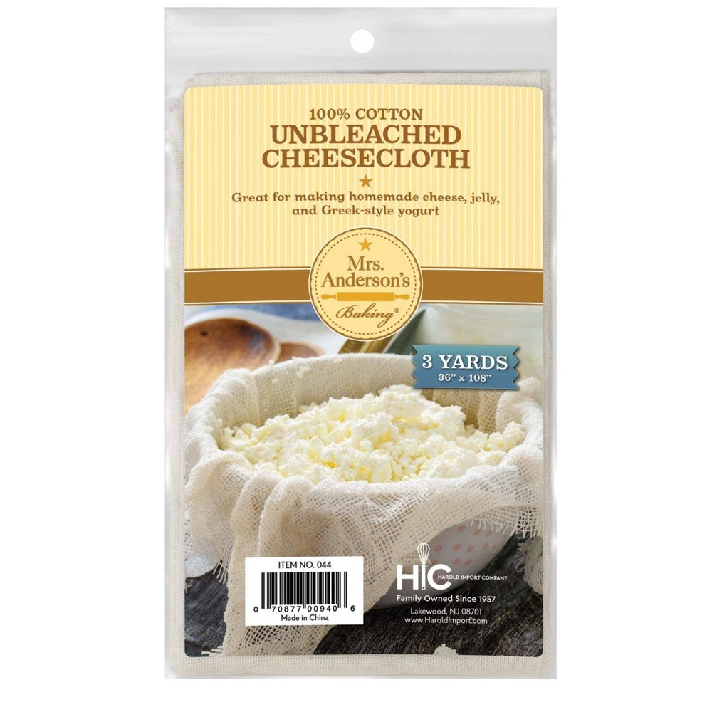 HIC - Harold Import Co. - Unbleached Cotton Cheesecloth – 3 Sq Yards
