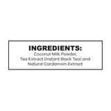 Quik Tea - Vegan Unsweetened Cardamom Chai Tea Latte - 10 Count
