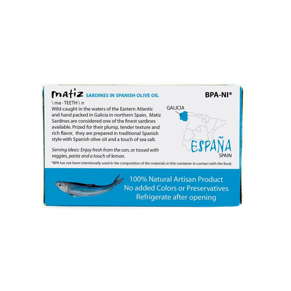 Matiz - Matiz Sardines in Olive Oil - 4.2oz Tin