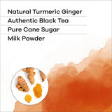 Quik Tea - Turmeric Ginger Chai Tea Latte - 10 Count