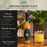 Liquid Alchemist Syrups - Ginger Syrup for Cocktails, Moscow Mules & Drinks - 375ml