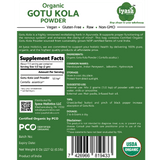 Iyasa Holistics - Organic Gotu Kola Powder - 8 oz