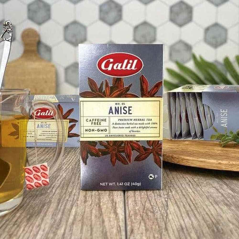 Galil Brands - Anise Herbal Tea | 20' Tea Bags | 1.41 oz | Galil