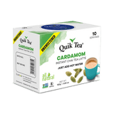 Quik Tea - Unsweetened Cardamom Chai Tea Latte - 10 Count