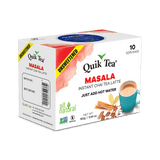 Quik Tea - Unsweetened Masala Chai Tea Latte – 10 Count