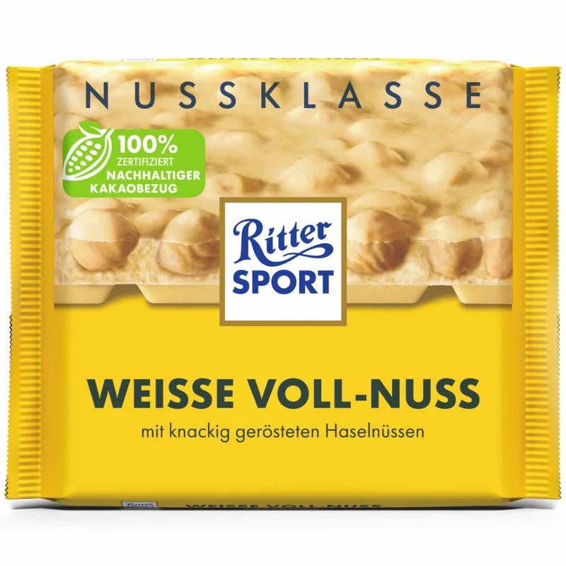 Global Bite Co - Ritter Sport White Whole Hazelnuts 100g (Germany)