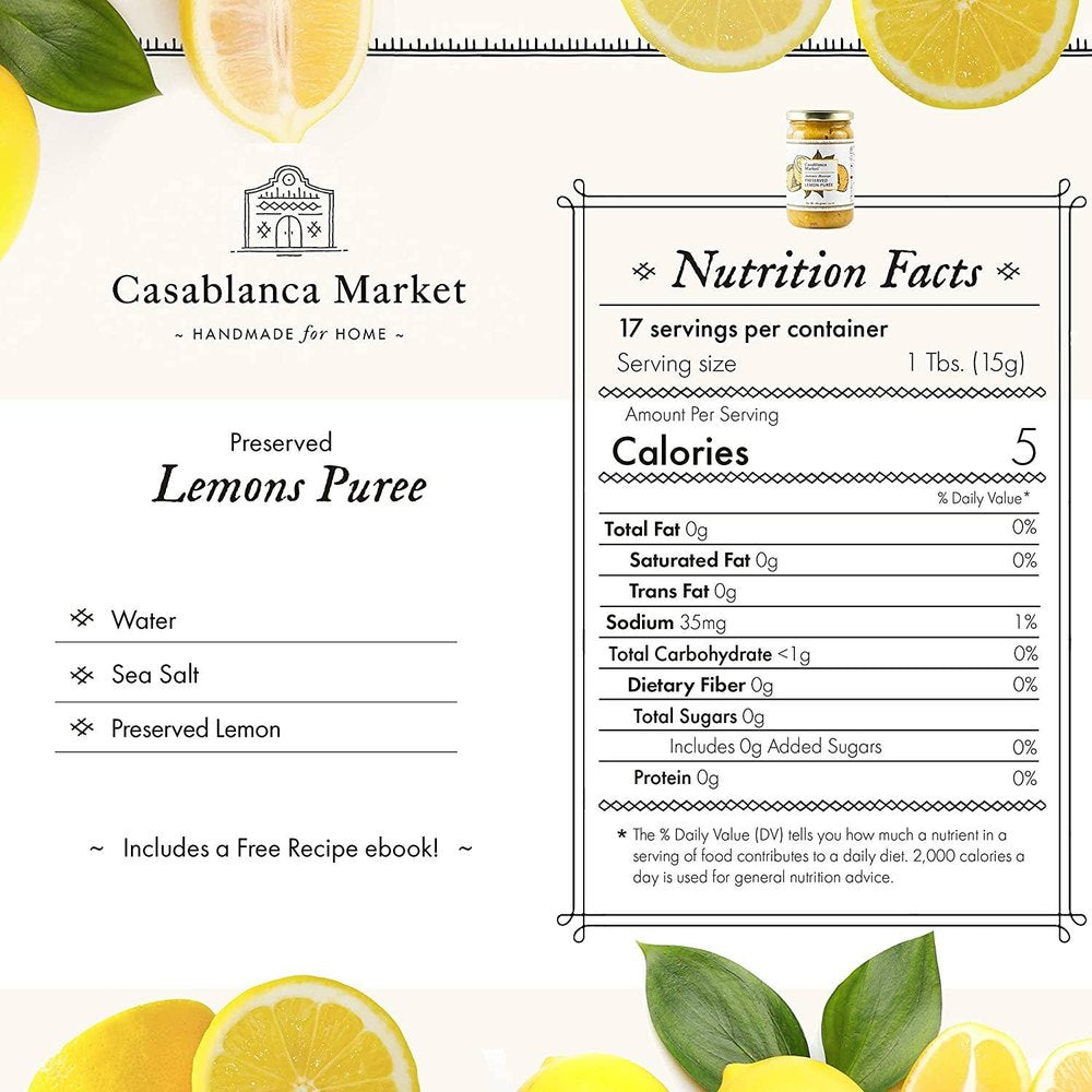 Casablanca Market - Casablanca Market Moroccan Lemon Puree Spread
