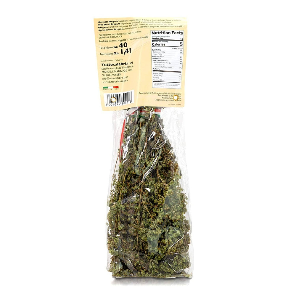 TuttoCalabria Dried Calabrian Oregano on Stem by Tutto Calabria ( 40 g)