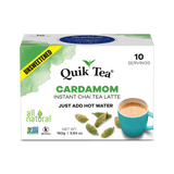 Quik Tea - Unsweetened Cardamom Chai Tea Latte - 10 Count