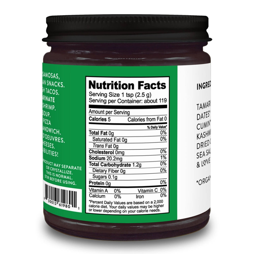 Pure Indian Foods - A Date with Tamarind™ - Tamarind Date Chutney, Certified Org