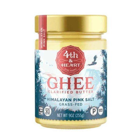 4th & Heart Ghee Clarified Butter Himalayan Pink Salt - hot sauce market & more