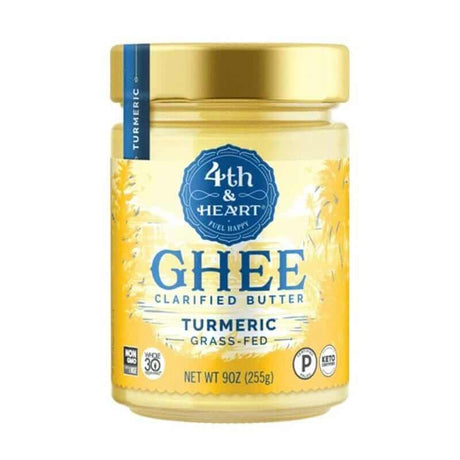 4th & Heart Ghee Clarified Butter Turmeric - hot sauce market & more