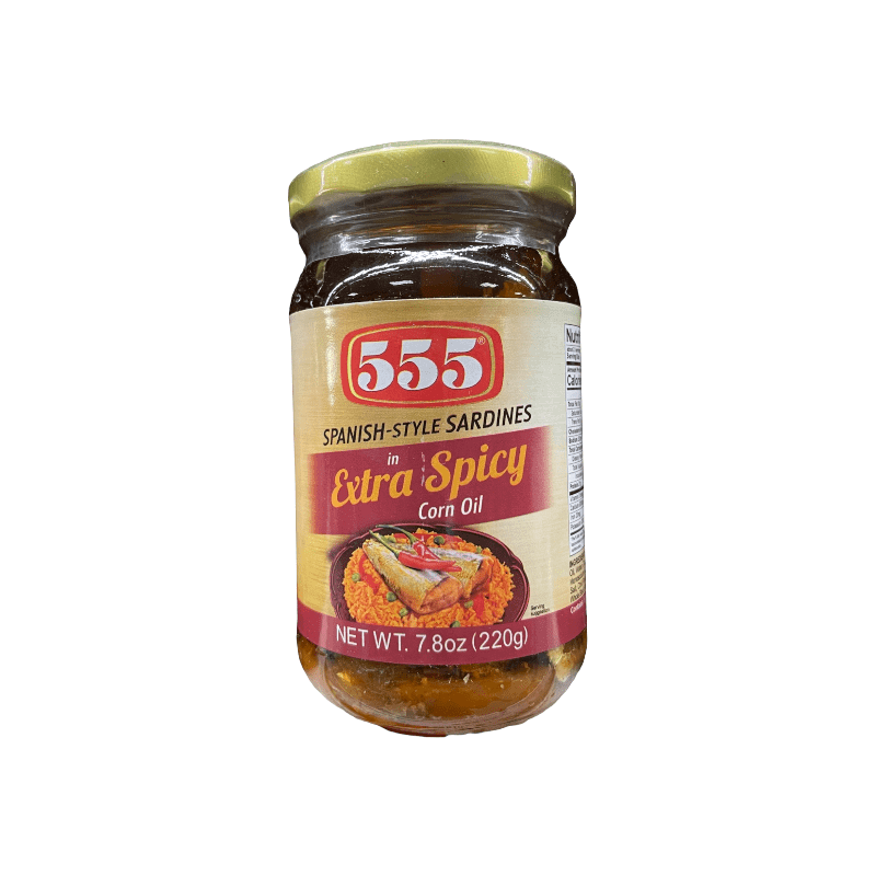 555 Spanish-Style Sardines in Extra Spicy Corn Oil
