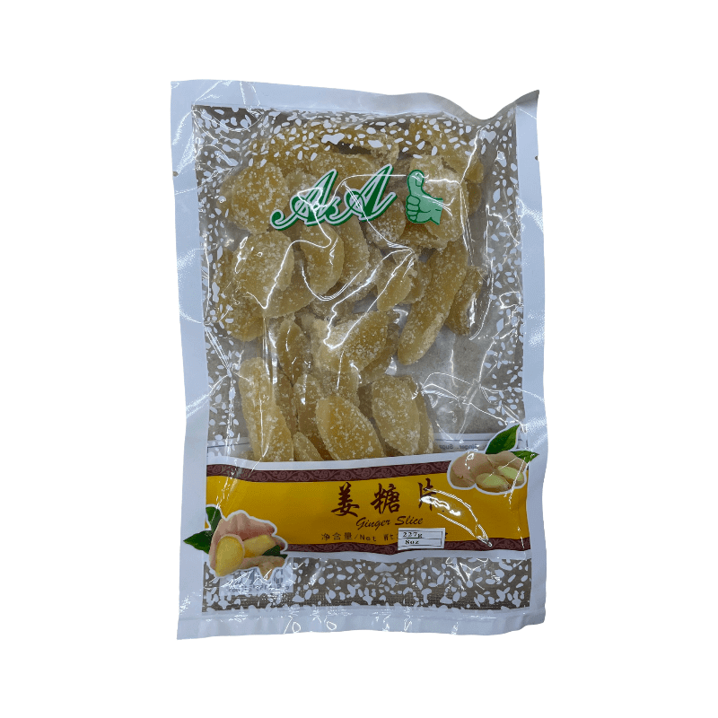 AA Crystallized Ginger Slices 8 oz