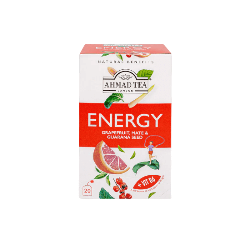 AHMAD TEA Energy Grapefruit, Mate & Guarana Tea
