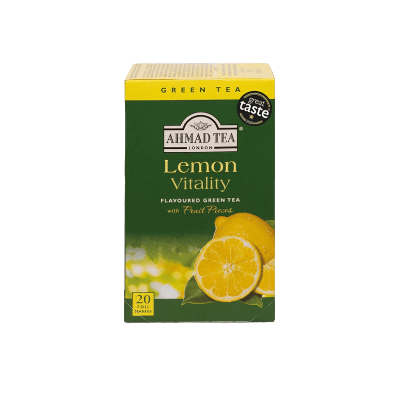 AHMAD TEA  Lemon Vitality Green Tea