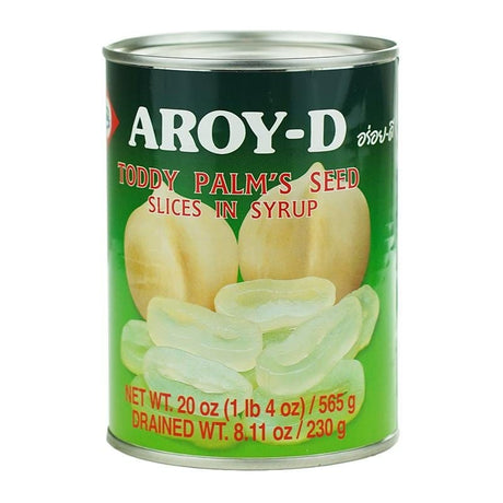 AROY-D Toddy Palm's Seed Slices in Syrup - hot sauce market & more