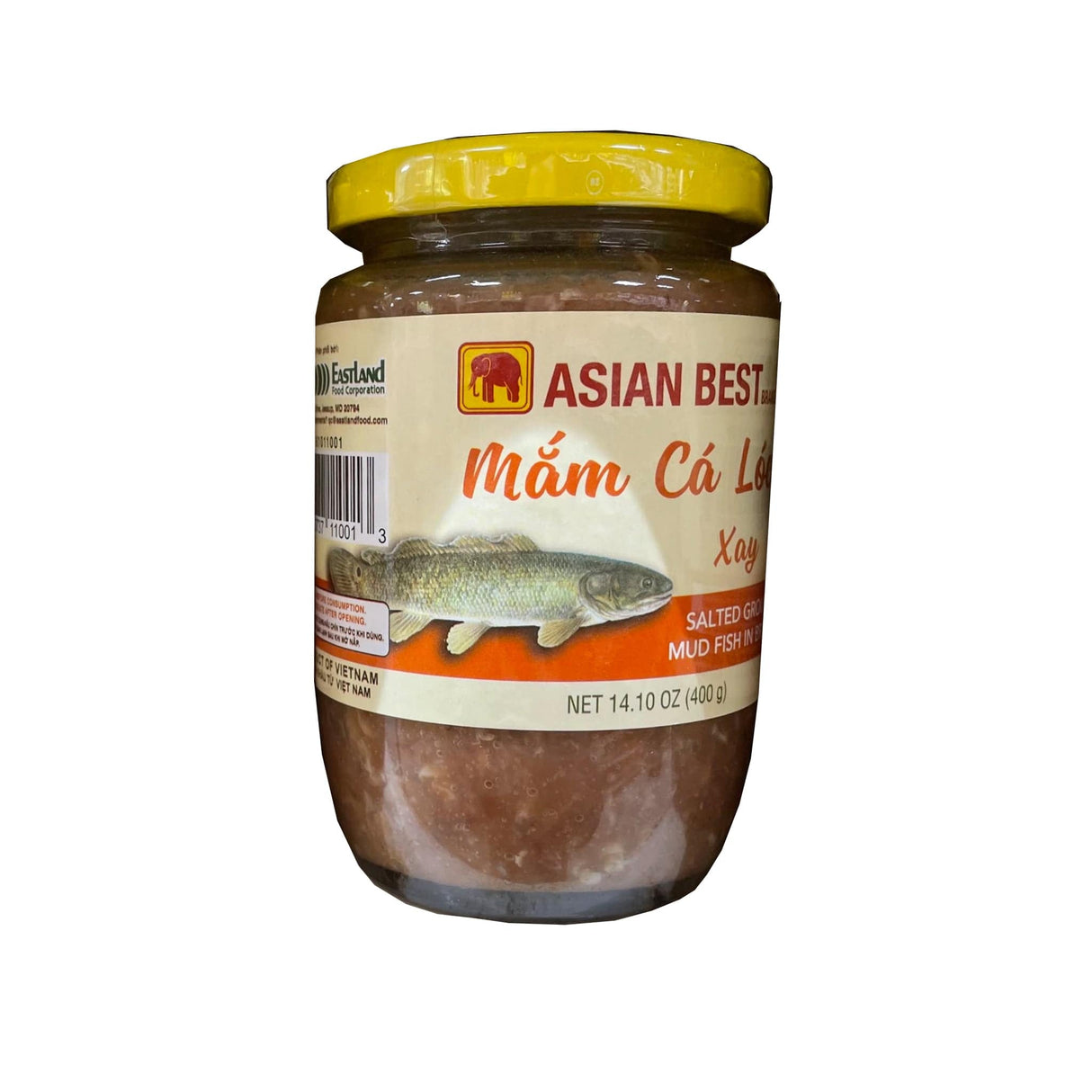Asian Best Brand Salted Ground Mud Fish in Brine (Mam Ca Loc Xay)