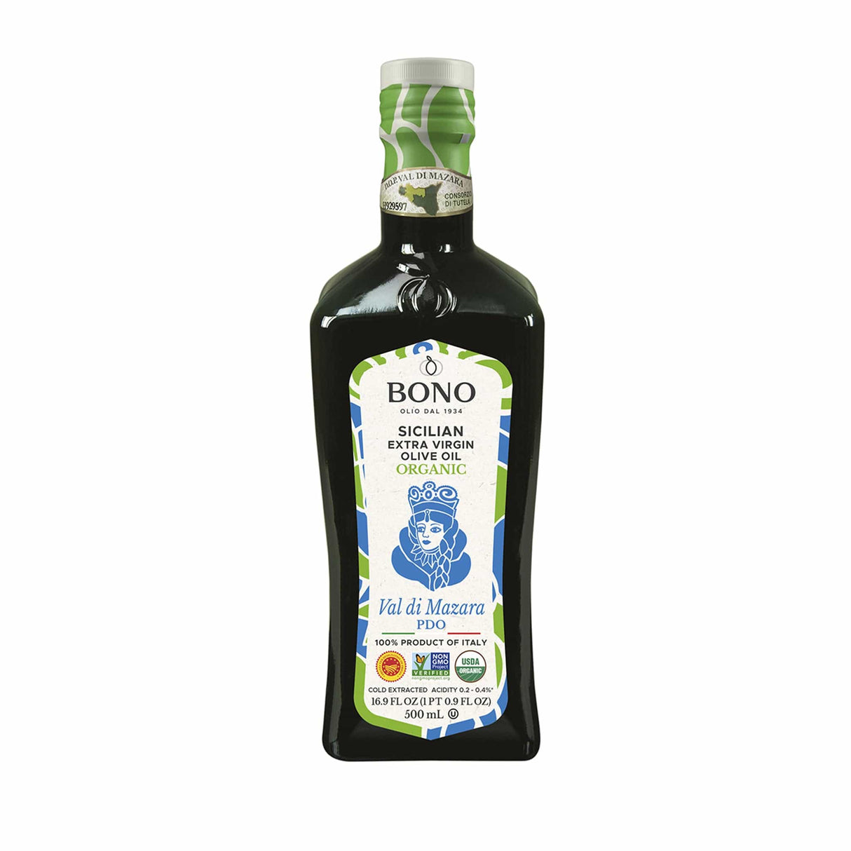 BONO Sicilian Val Di Mazara PDO Organic Extra Virgin Olive Oil