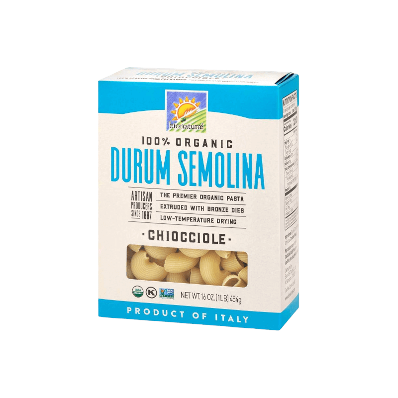 Bionaturae 100% Organic Durum Semolina Chiocciole