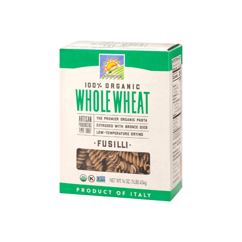 Bionaturae 100% Organic Whole Wheat Fusilli