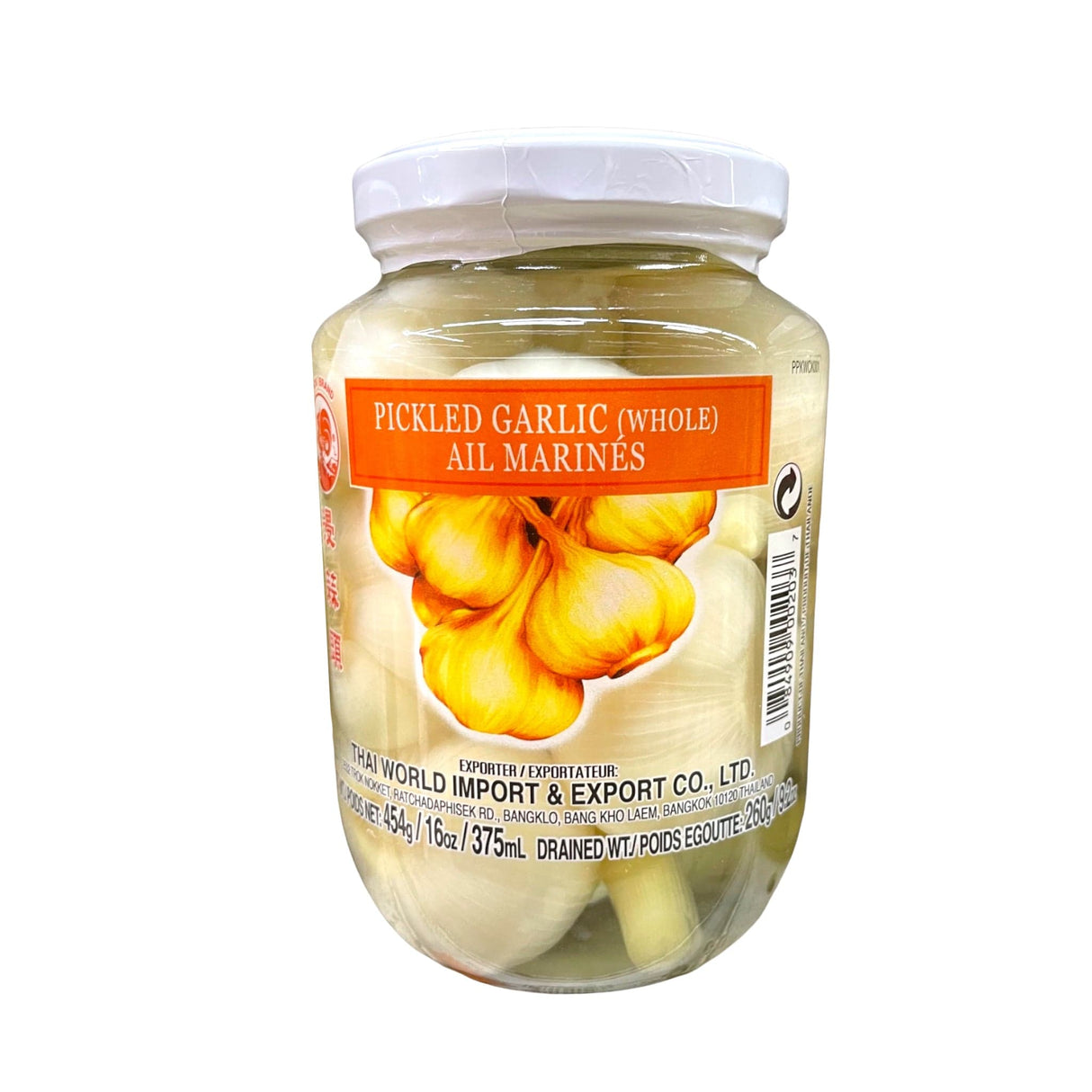 Cock Brand Pickled Garlic (Whole)