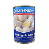 Companion Quail Eggs in Water