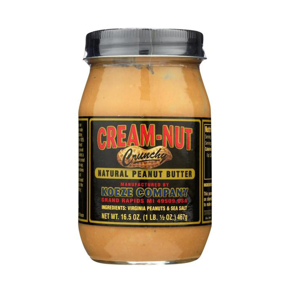 Cream-Nut Crunchy Natural Peanut Butter