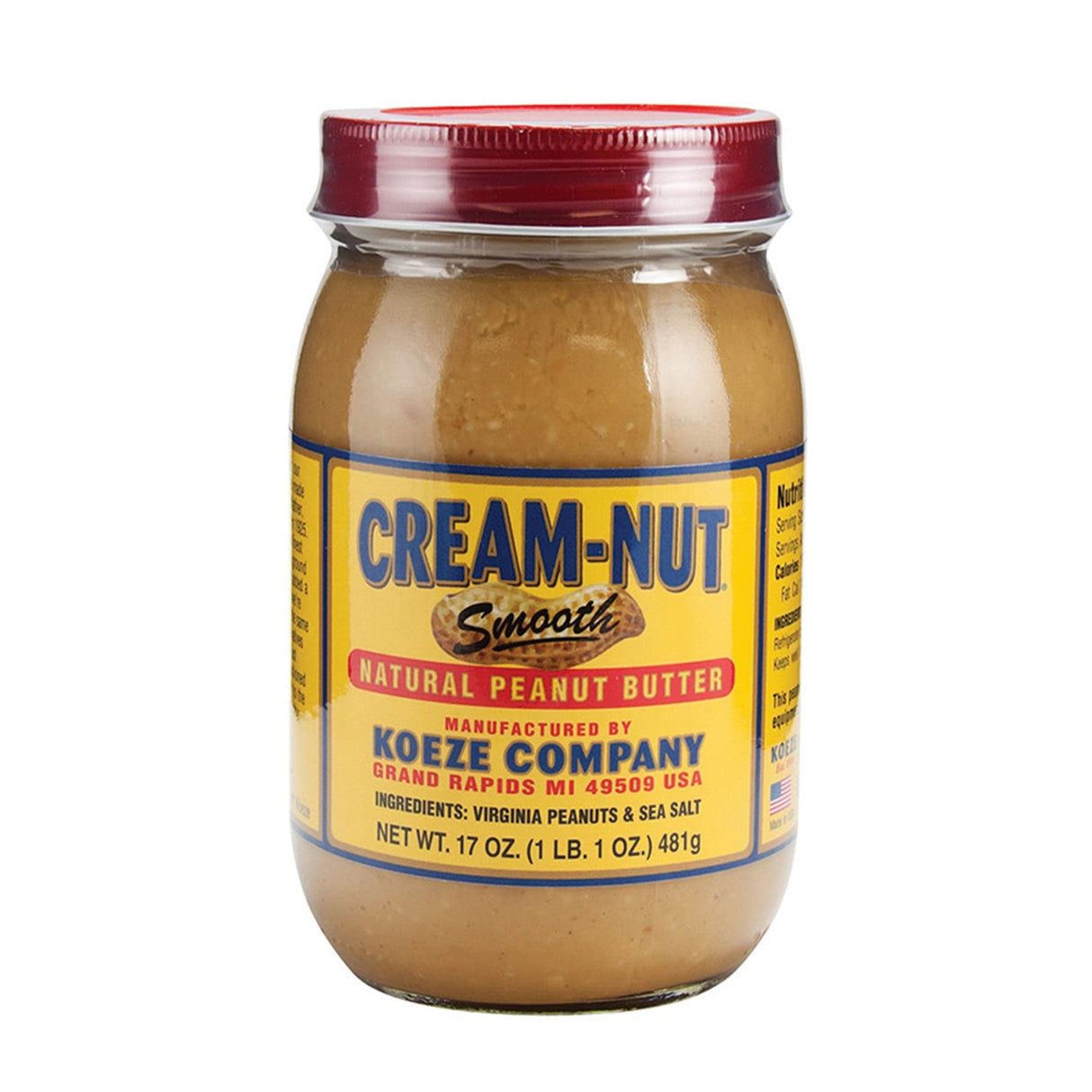 Cream-Nut Smooth Natural Peanut Butter