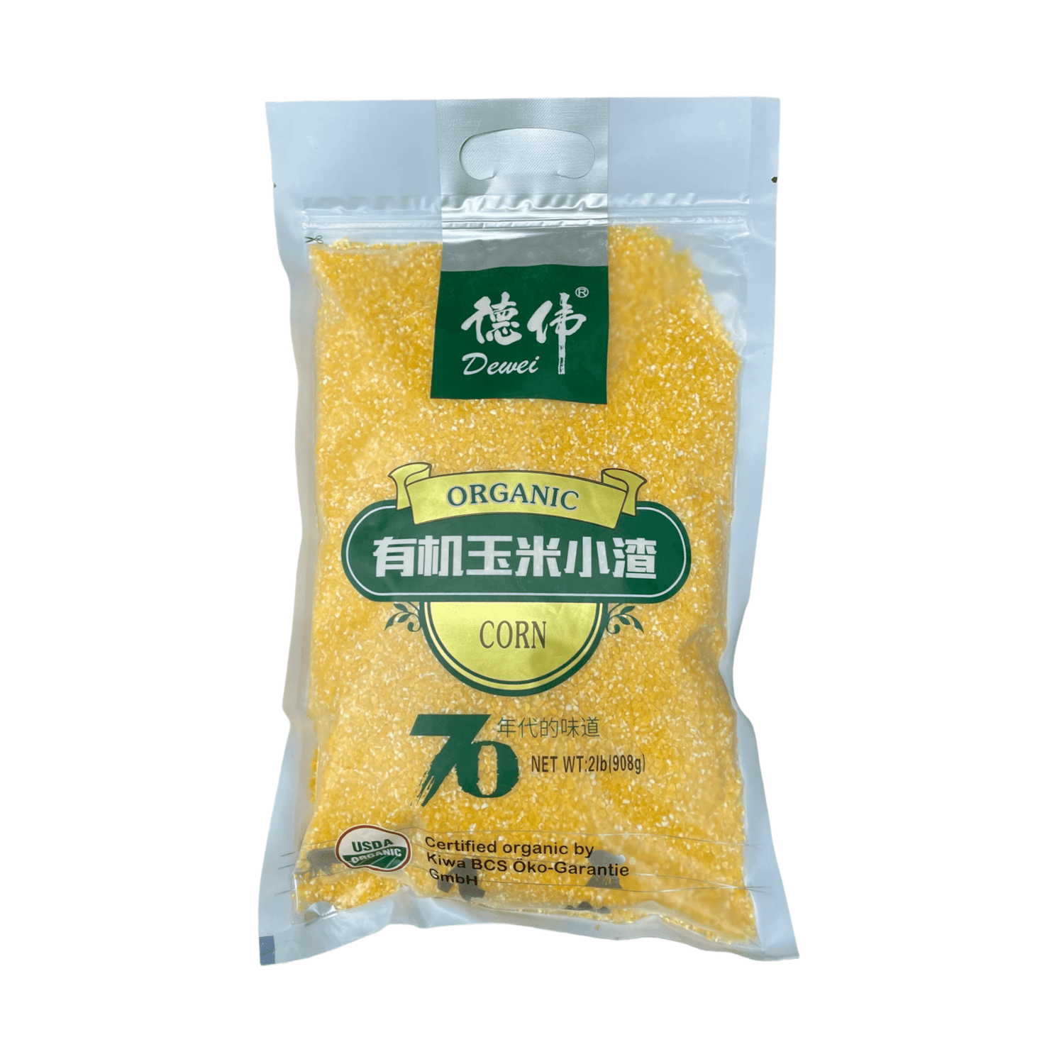 Dewei Organic Corn Grits