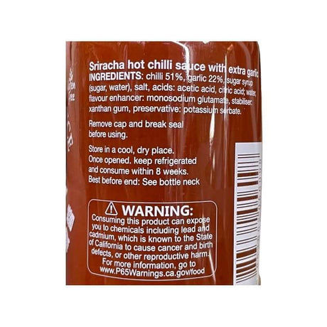 Flying Goose Brand Sriracha Sauce Extra Garlic