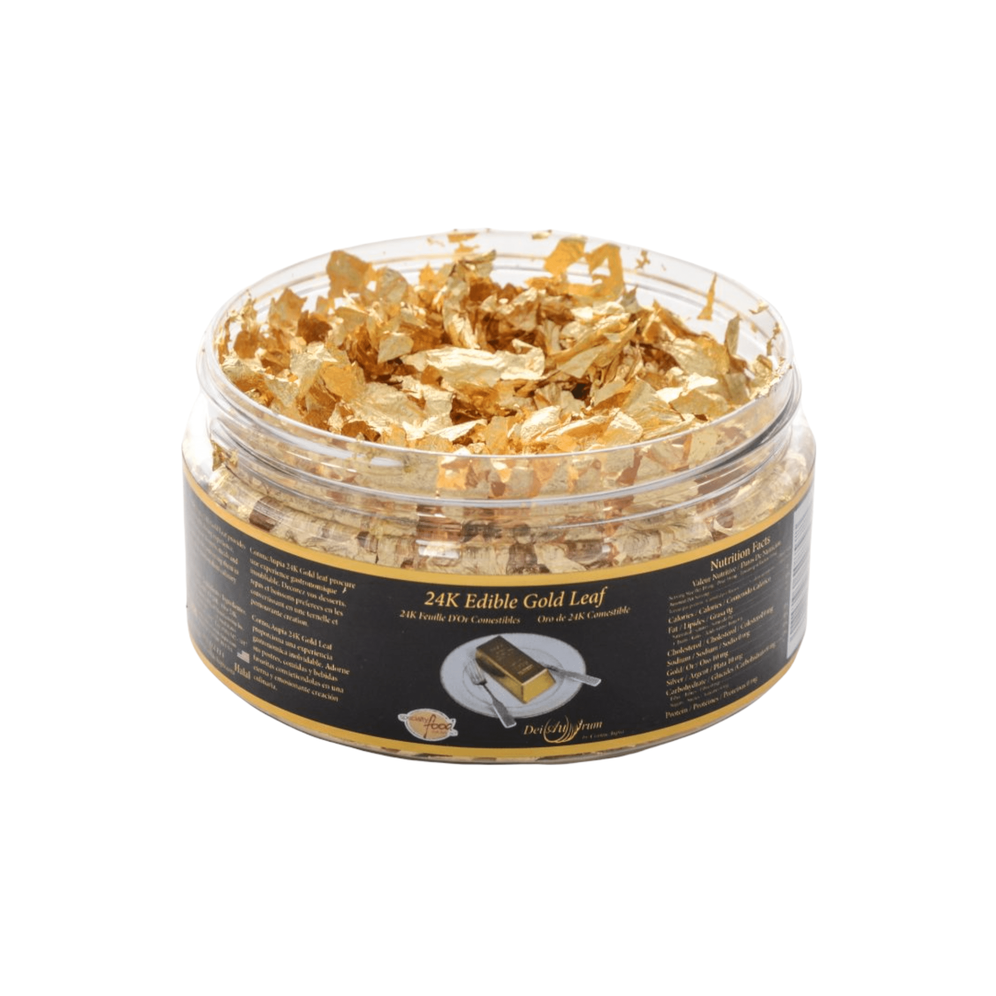 goldz 24K Edible Real Gold Leaf Flakes 50mg, Edible Gold Leaf Flakes for  (Cooking, Cupcake, Chocolate, Steak, Chocolates, Decoration, Health & Spa)  