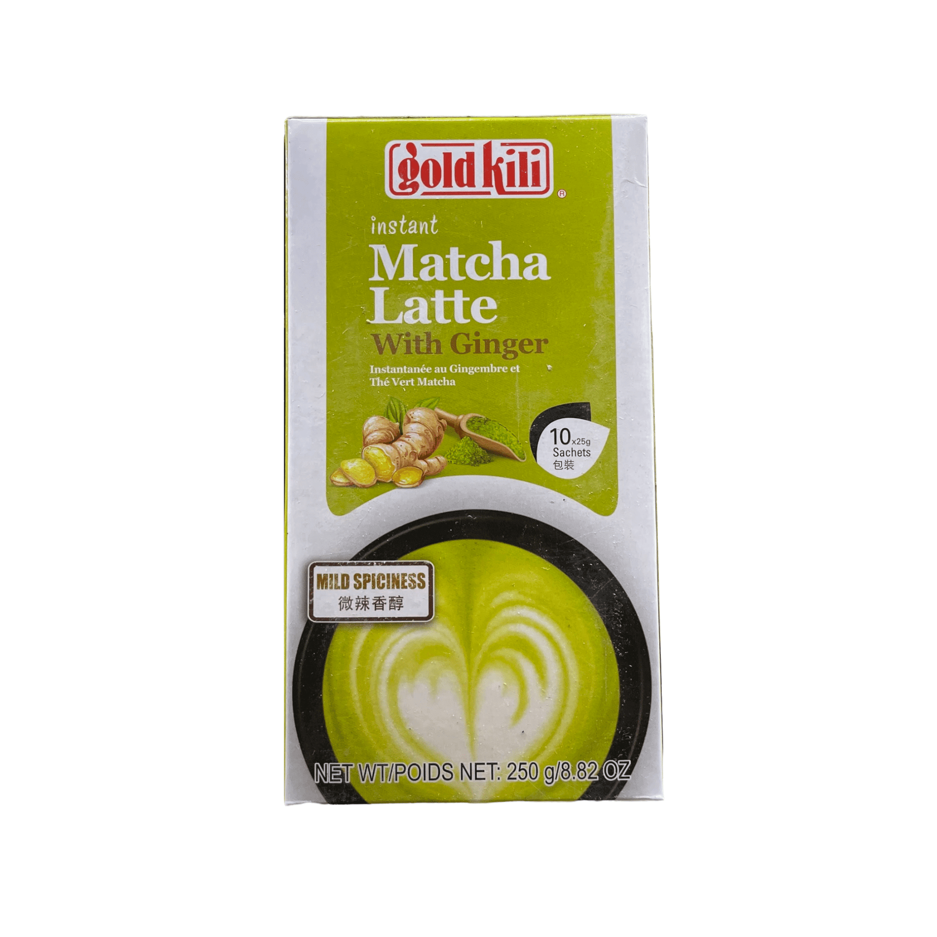 Gold Kili Instant Matcha Latte with Ginger Mild Spiciness – ZHICAY