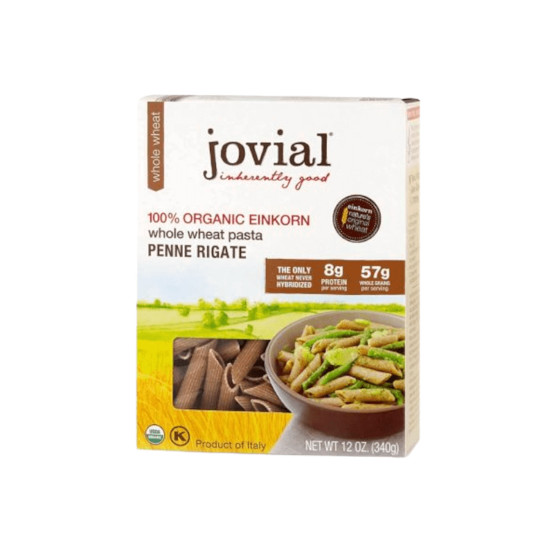 Jovial 100% Organic Einkorn Whole Wheat Pasta Penne Rigate