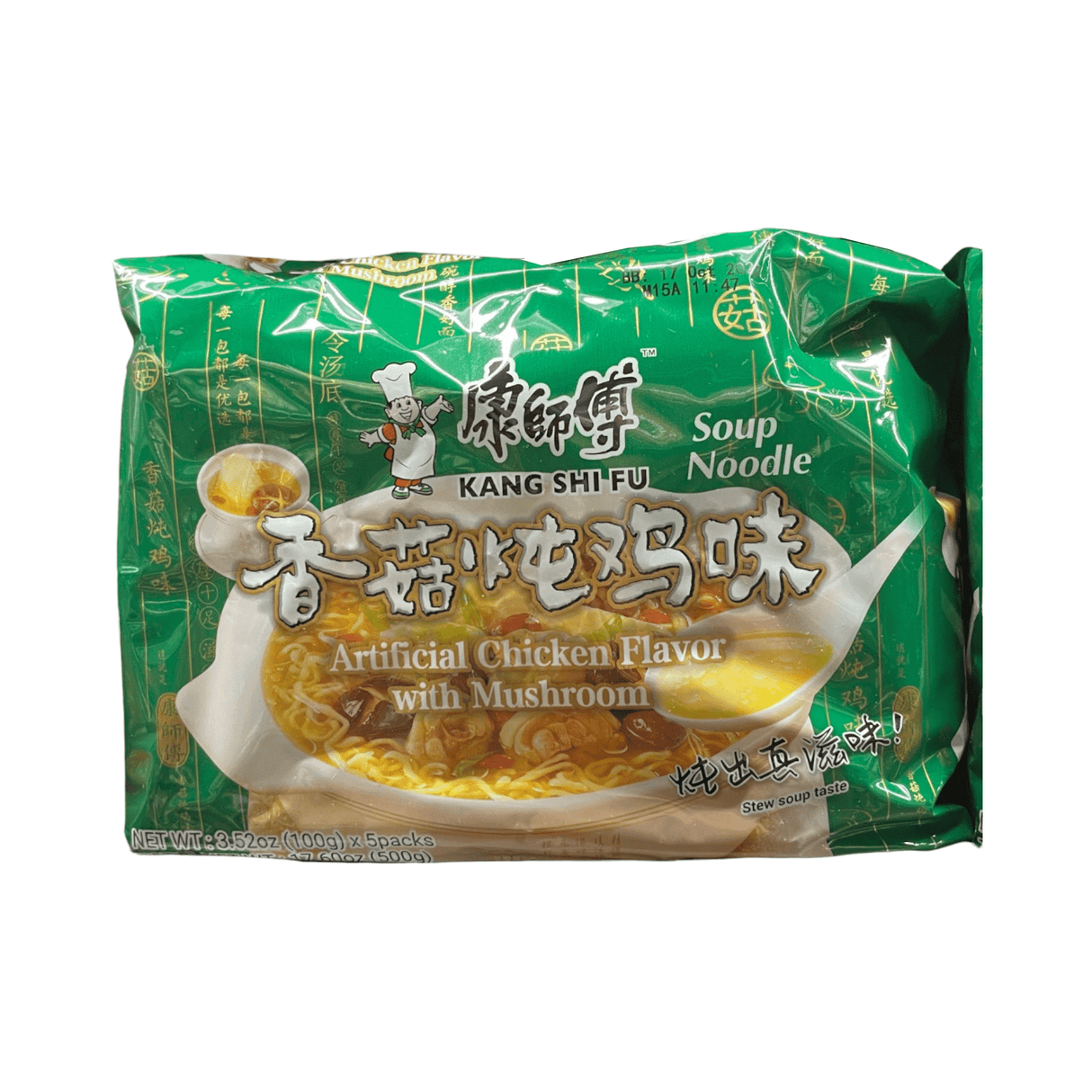 Kang Shi Fu Soup Noodle Artificial Chicken Flavor with Mushroom