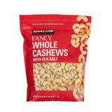 Kirkland Fancy Whole Cashews with Sea Salt