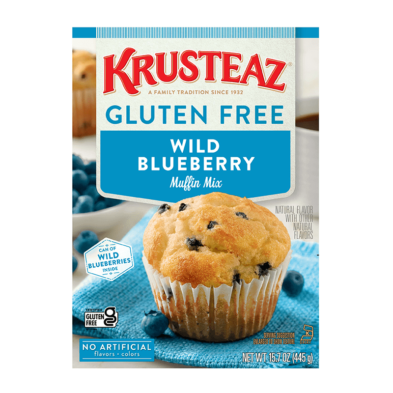 Krusteaz Gluten Free Wild Blueberry Muffin Mix