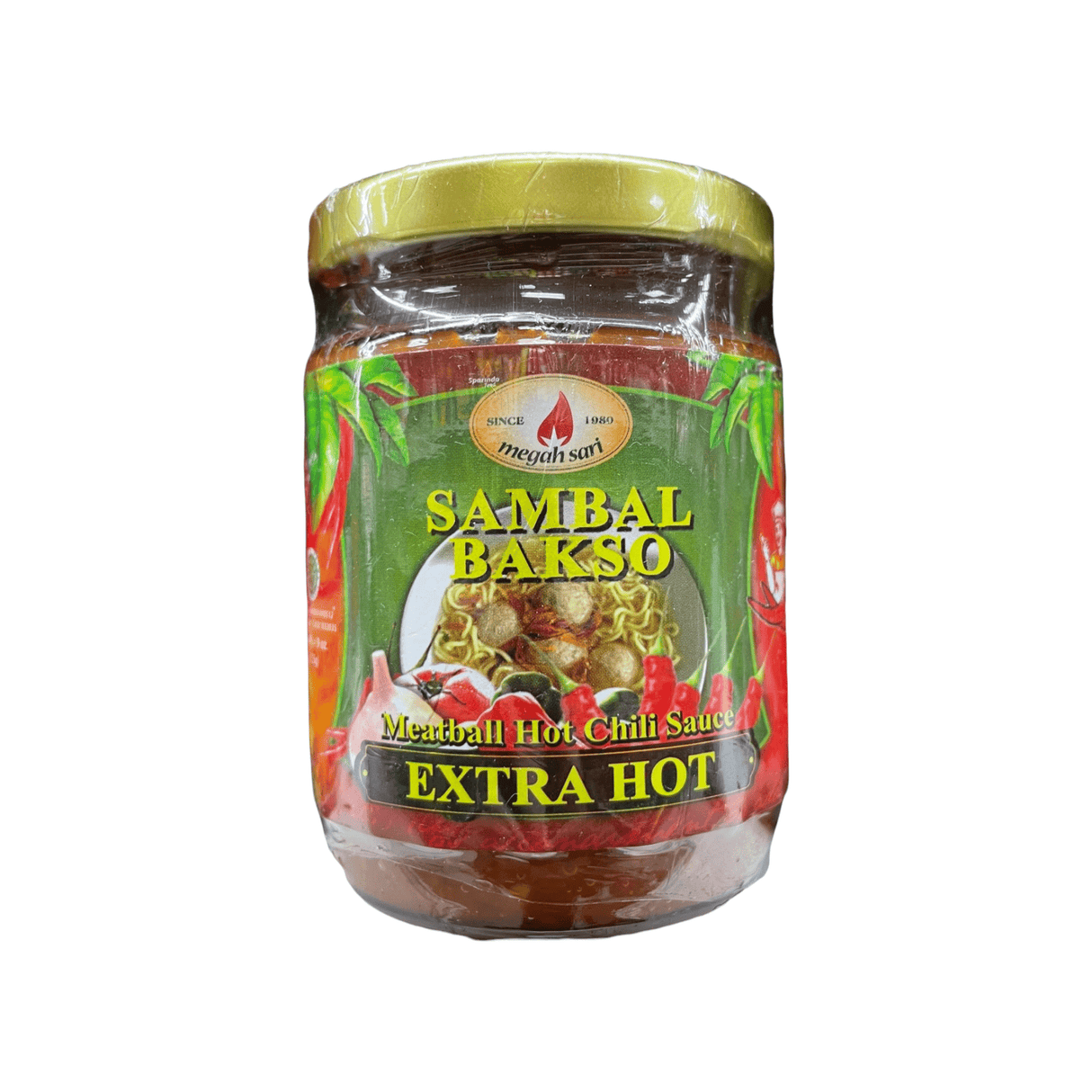 Megah Sari Sambal Bakso Meatball Hot Chili Sauce Extra Hot
