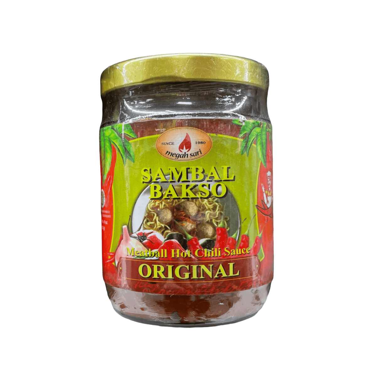 Megah Sari Sambal Bakso Meatball Hot Chili Sauce Original